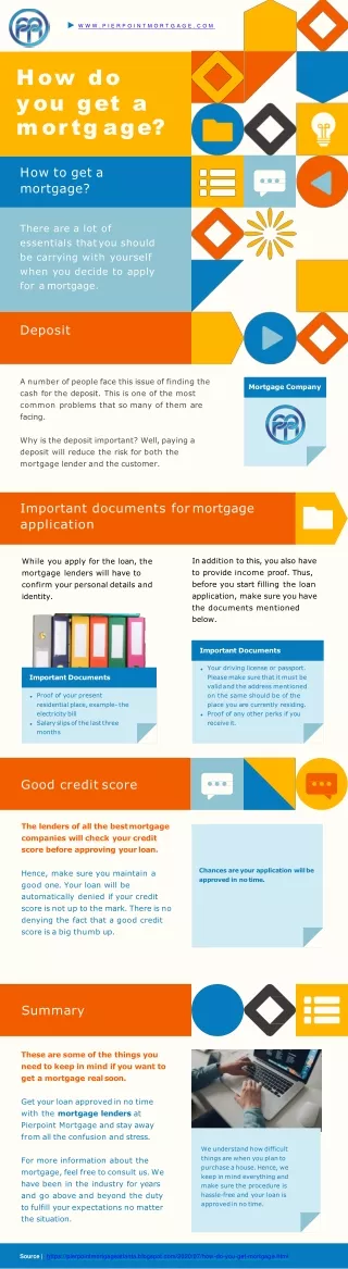 How do you get a mortgage?