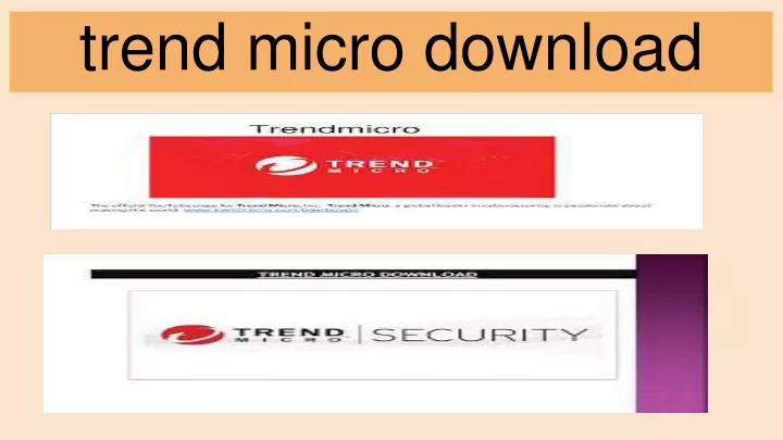 trend micro download
