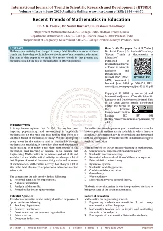 international journal of trend in scientific
