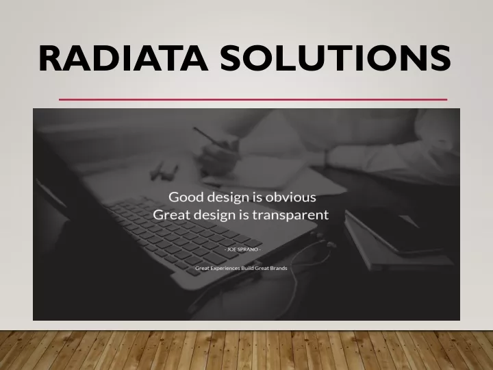 radiata solutions