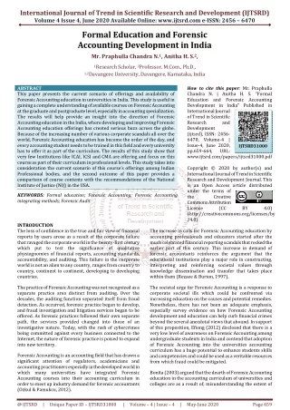 international journal of trend in scientific
