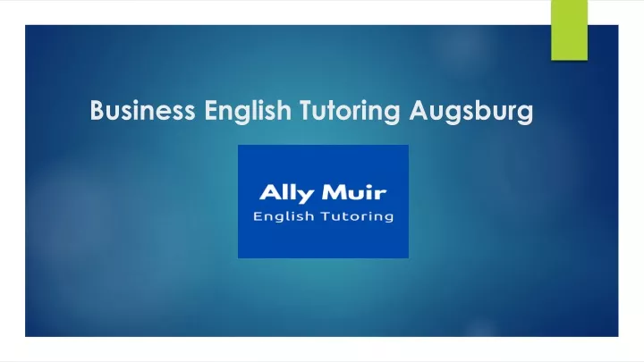 b usiness english tutoring augsburg