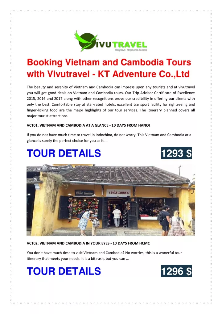 booking vietnam and cambodia tours with