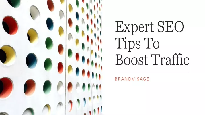 expert seo tips to boost traffic