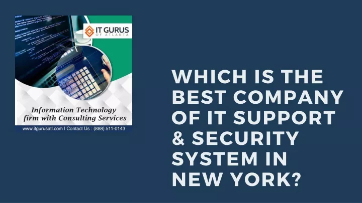 which is the best company of it support security