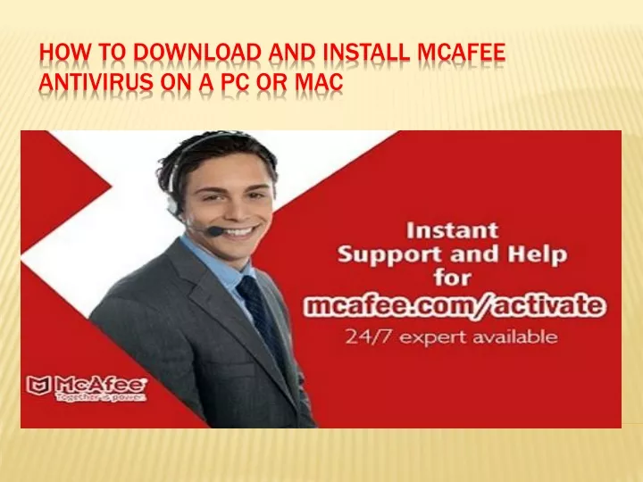 how to download and install mcafee antivirus on a pc or mac