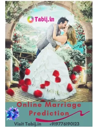 Online Marriage Prediction: A complete professional astrological guidance  919776190123