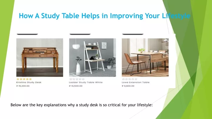 how a study table helps in improving your