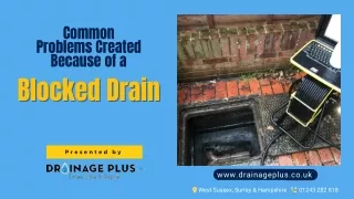Common Problems Created Because of a Blocked Drain