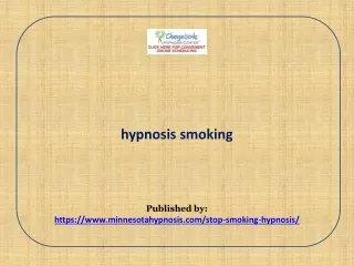 hypnosis smoking