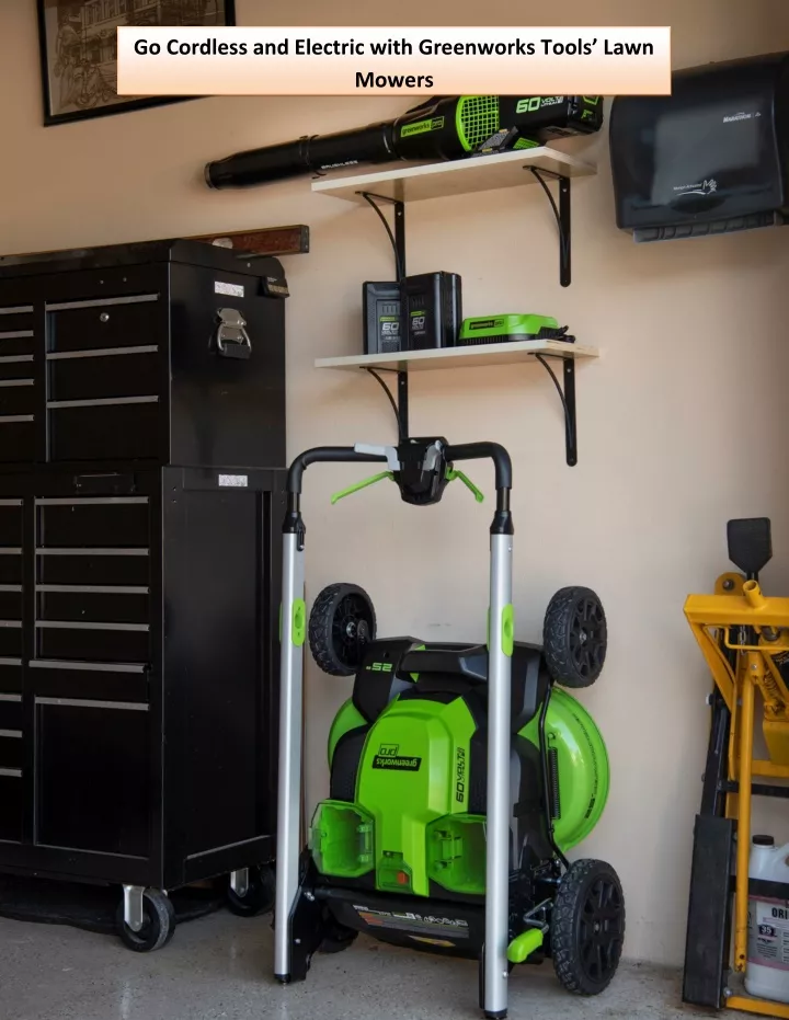 go cordless and electric with greenworks tools