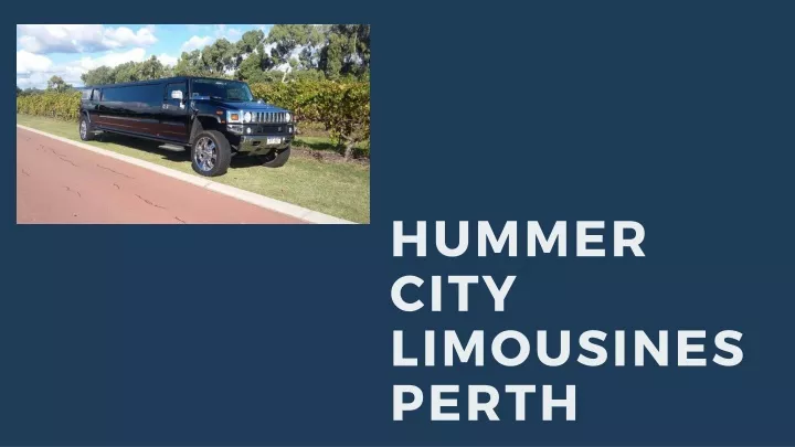 hummer city limousines perth