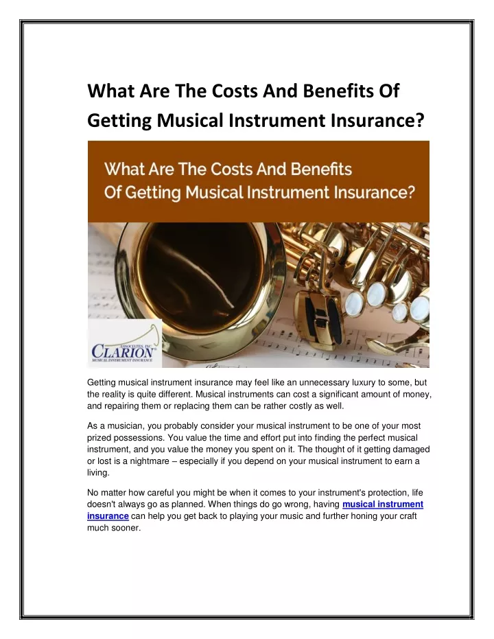what are the costs and benefits of getting