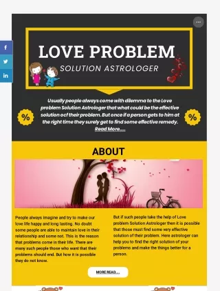 Love problem Solution Astrologer -  Solution Your Problem Without Money