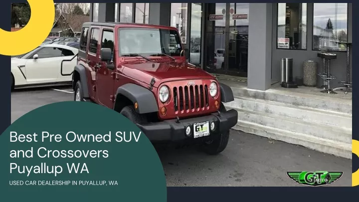 best pre owned suv and crossovers puyallup