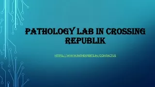 pathology lab in crossing republik