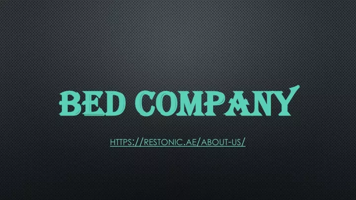 bed company