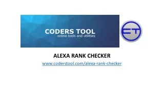 Alexa Rank Checker