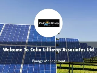 Detail Presentation About Colin Lillicrap Associates Ltd