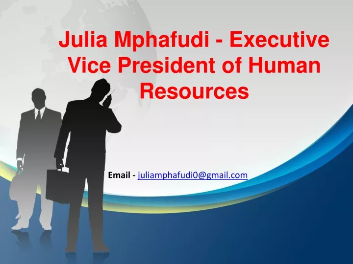 julia mphafudi executive vice president of human resources