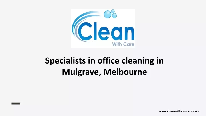 specialists in office cleaning in mulgrave