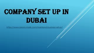 PPT - Business Setup in Dubai Free Zone Set up Company Formation Dubai ...