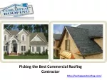 Picking the Best Commercial Roofing Contractor