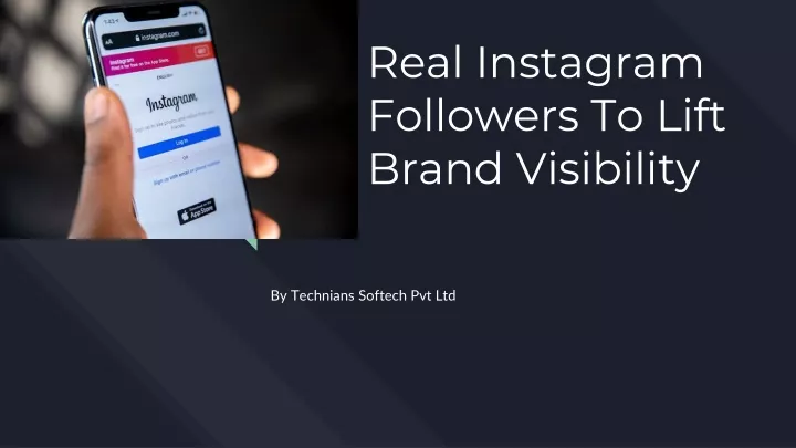 real instagram followers to lift brand visibility