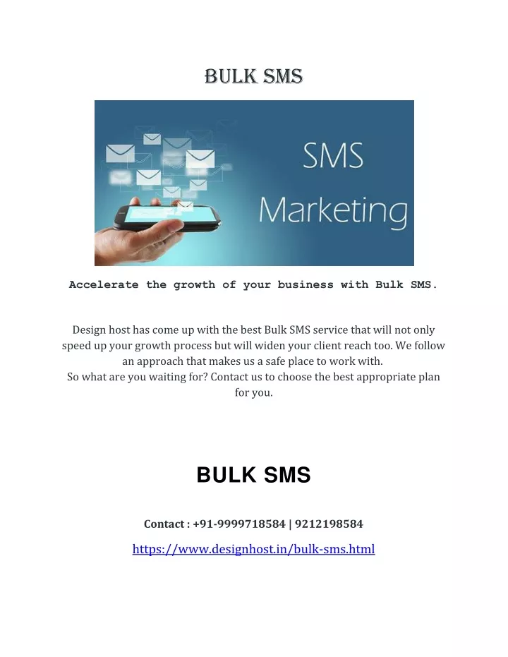 bulk sms