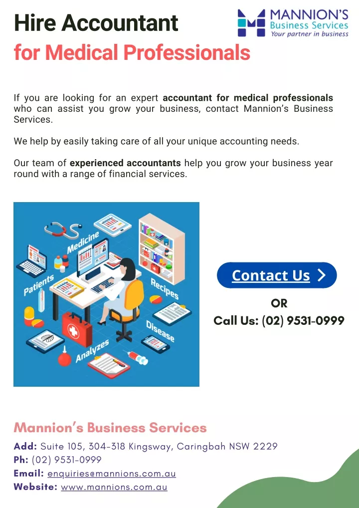 hire accountant for medical professionals
