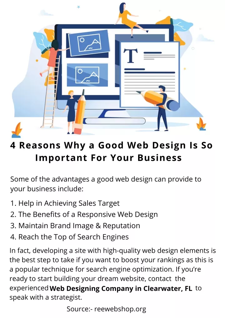 4 reasons why a good web design is so important