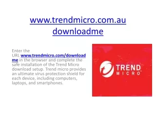 www.trendmicro.com.au downloadme