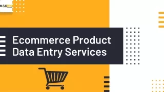ecommerce product data entry services