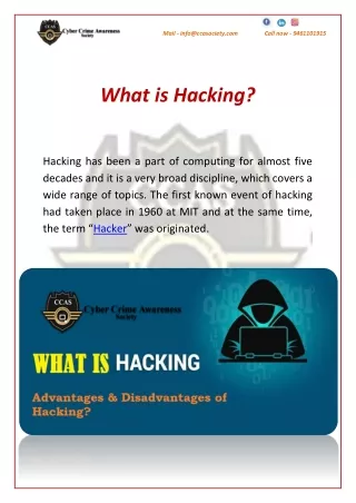 What is Hacking?