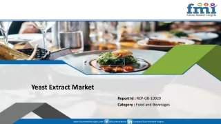 Growth of Yeast Extract Market to 2029