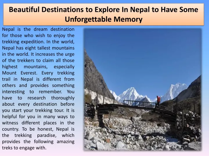 beautiful destinations to explore in nepal