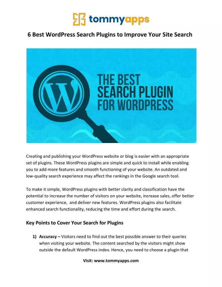 6 best wordpress search plugins to improve your