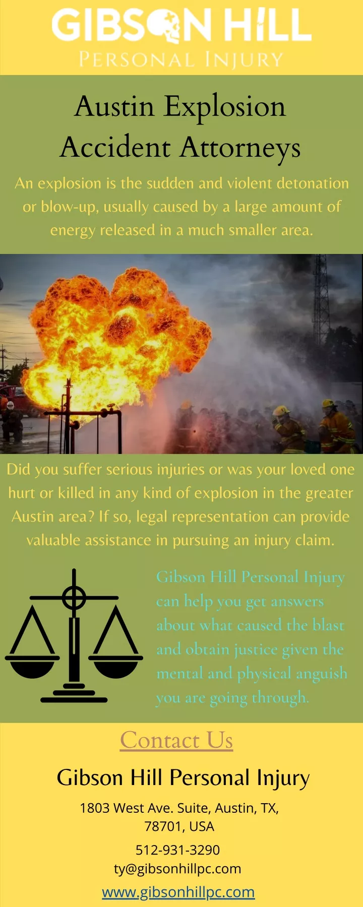 austin explosion accident attorneys an explosion