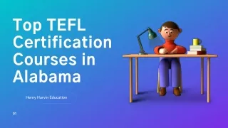 Top TEFL Certification Courses in Alabama
