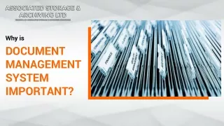 Why is Document Management System important?