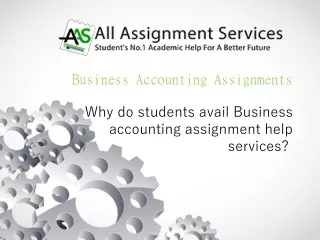 Business Accounting Assignment Help- All Assignment Services