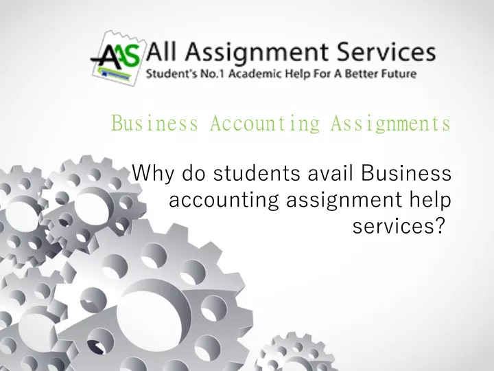 business accounting assignments