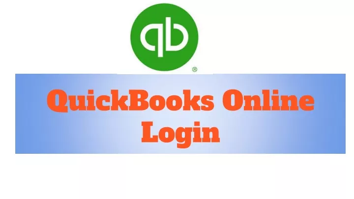 quickbooks online login