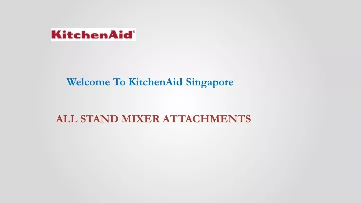 welcome to kitchenaid singapore