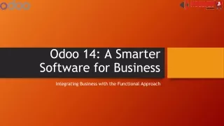 odoo 14 a smarter software for business