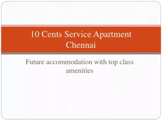 Best Service Apartments in Chennai