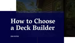 How to Choose a Deck Builder