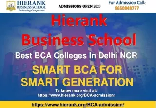 Best BCA College in Noida-Hierank Business School
