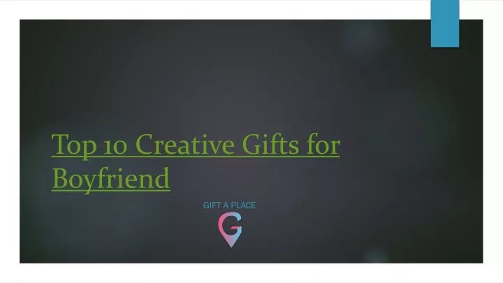 top 10 creative gifts for boyfriend