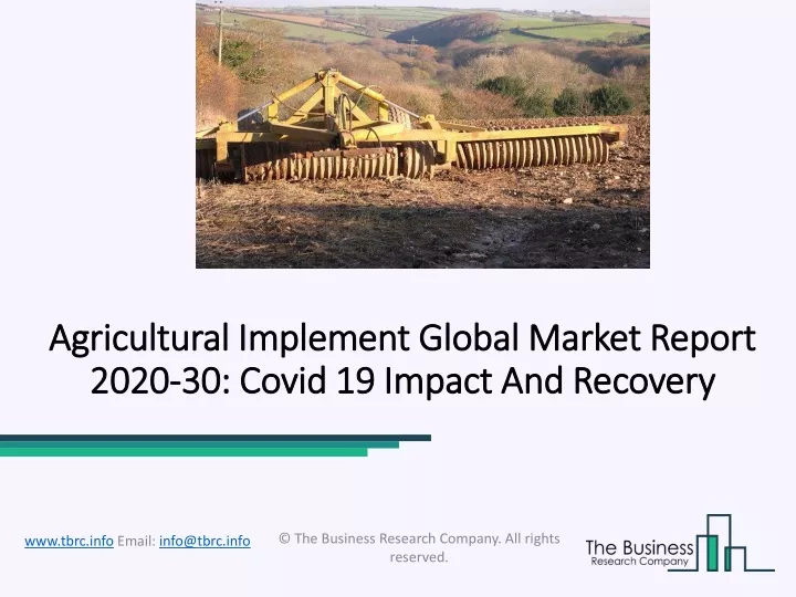 agricultural implement global market report